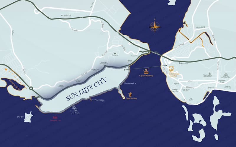 Vị trí đắc địa của dự án Sun Elite City Hạ Long